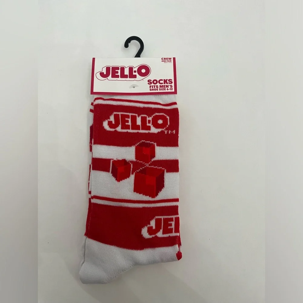 Jell-o Socks Fits Men’s Shoe Size 6-12